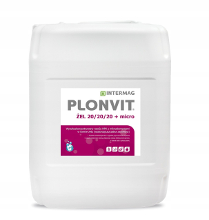 Plonvit Gel 20/20/20 10L Intermag listové hnojivo na jarné obilniny